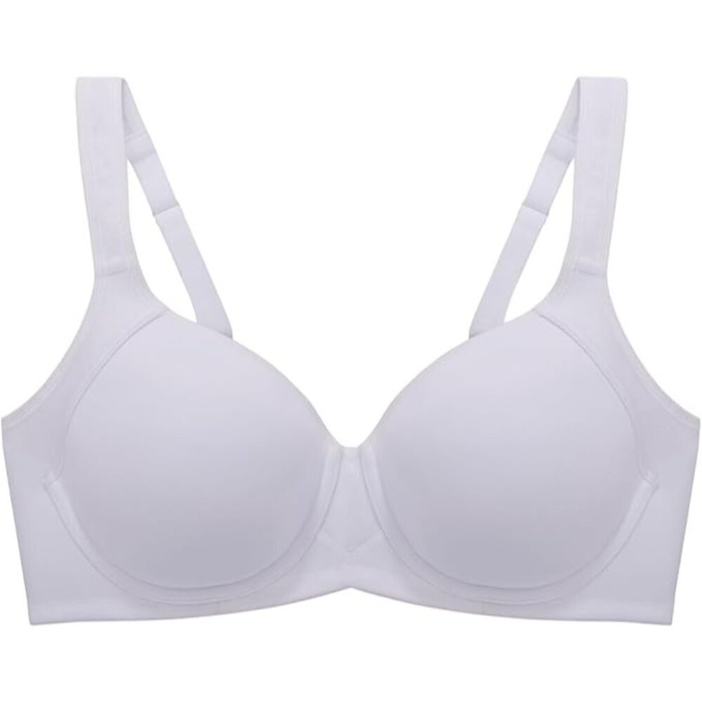 Vanity Fair full Figure Wireless Medium Impact Plus Size white Sports Bra 71500
